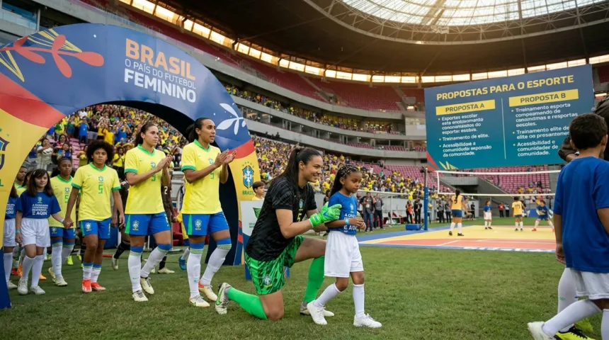 Propostas dos candidatos para o esporte revelam visões distintas Propostas dos candidatos para o esporte revelam visões distintas