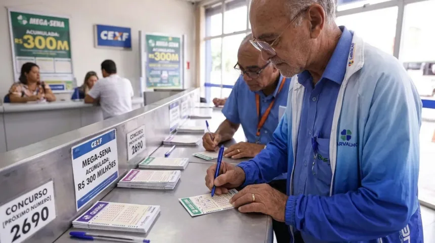 Próximo sorteio da Mega-Sena deve pagar R$ 300 milhões após nova acumulação Próximo sorteio da Mega-Sena deve pagar R$ 300 milhões após nova acumulação
