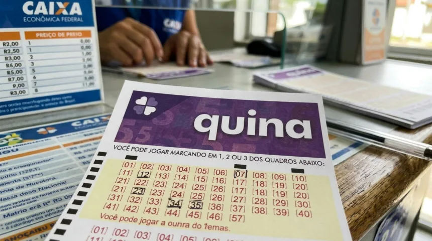 Quina acumula e prêmio chega a R$ 34 milhões após sorteio com ganhadores em Goiás