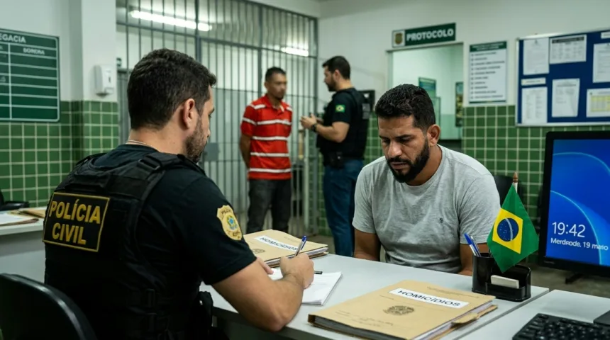 Suspeitos confessam assassinato de casal cometido em frente a estabelecimento comercial Suspeitos confessam assassinato de casal cometido em frente a estabelecimento comercial