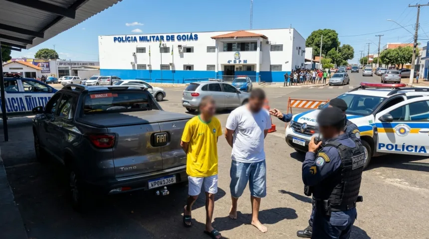 Suspeitos de matar casal em distribuidora de anápolis sofrem atentado após soltura Suspeitos de matar casal em distribuidora de anápolis sofrem atentado após soltura