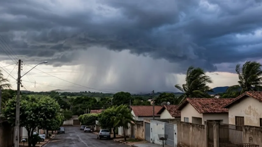 Tempestade com granizo poderá atingir Goianésia e região nesta segunda, alerta Inmet Tempestade com granizo poderá atingir Goianésia e região nesta segunda, alerta Inmet