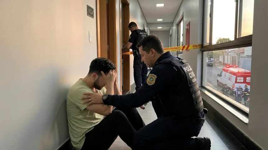 Violência familiar termina em tentativa de homicídio e socorro médico urgente Violência familiar termina em tentativa de homicídio e socorro médico urgente